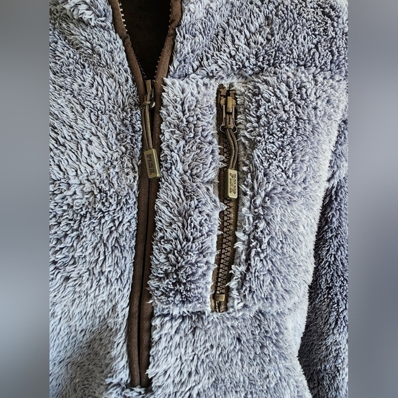 Victoria's Secret Blue Sherpa pullover size S. - Picture 2 of 5
